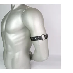 Men's Leather Punk Rock Arm Bands - Cosplay & Party Accessories (Style 1)