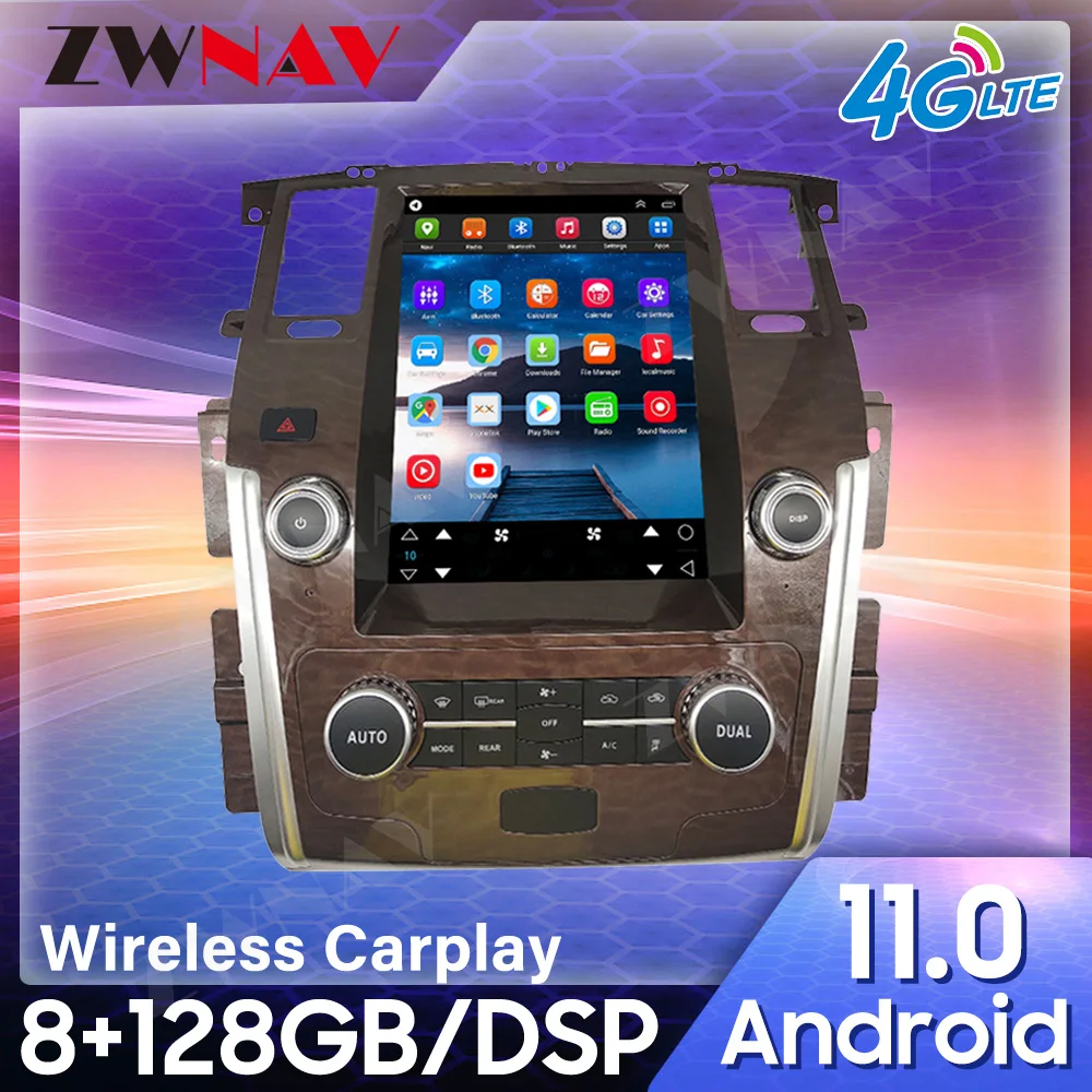 

For Nissan Patrol 2010-2017 CARPLAY Car Radio GPS Navig Multimedia Player Auto Stereo Head Unit Screen Audio Video Player