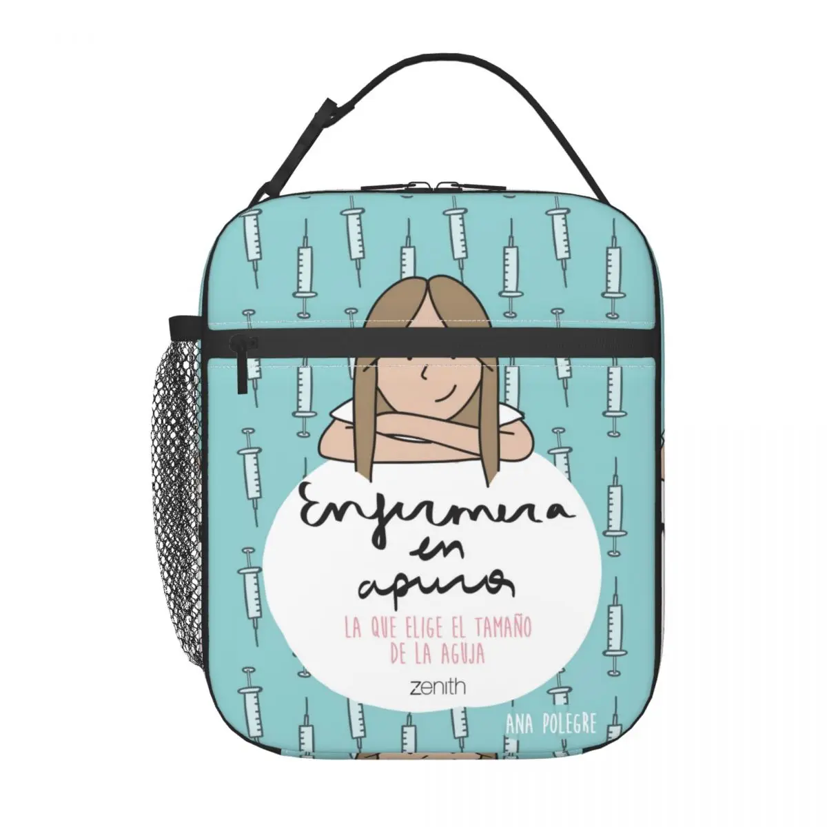 Custom Enfermera En Apuros Doctor Nurse Medical Lunch Bag Women Thermal Cooler Insulated Lunch Boxes for Kids School Children 2