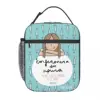 Custom Enfermera En Apuros Doctor Nurse Medical Lunch Bag Women Thermal Cooler Insulated Lunch Boxes for Kids School Children 2