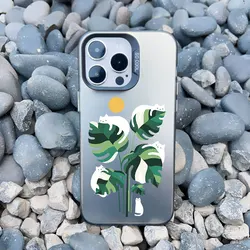 Cartoon Cat Shockproof Matte Laser Phone Case - Various Styles - iPhone 13 Mini (CH - Black cats 2)