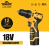 LYUWO 16.8V Brushless Electric Drill 35NM Cordless Drill Mini Electric Screwdriver Lithium Ion Battery Home Electric Drill 1
