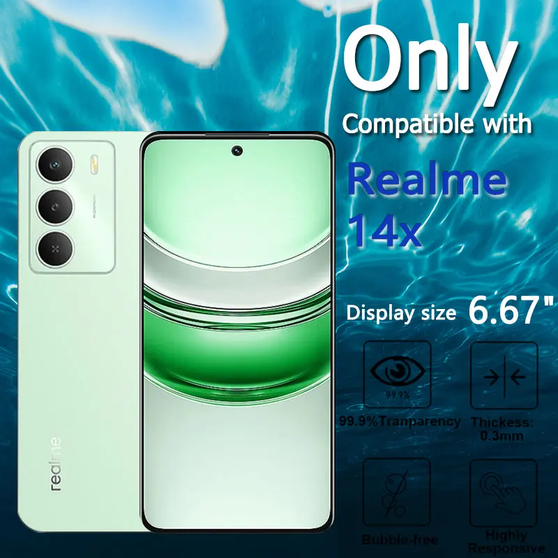 Premium Tempered Glass Screen Protector - 9H Hardness, Anti-Scratch, Case-Friendly, Fingerprint Resistant