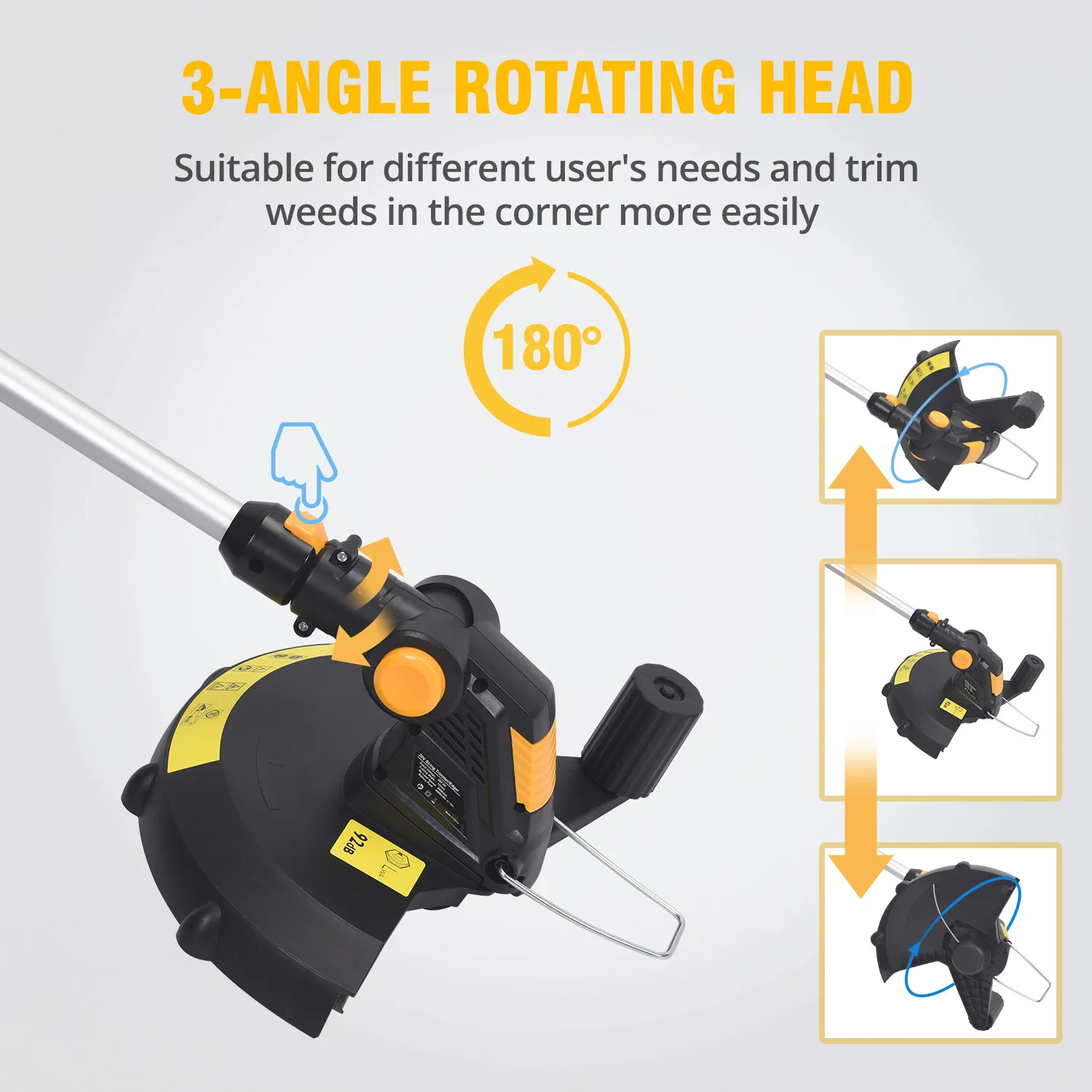 NaTiddy String Trimmer Battery Replacement, 20V 4000mAh