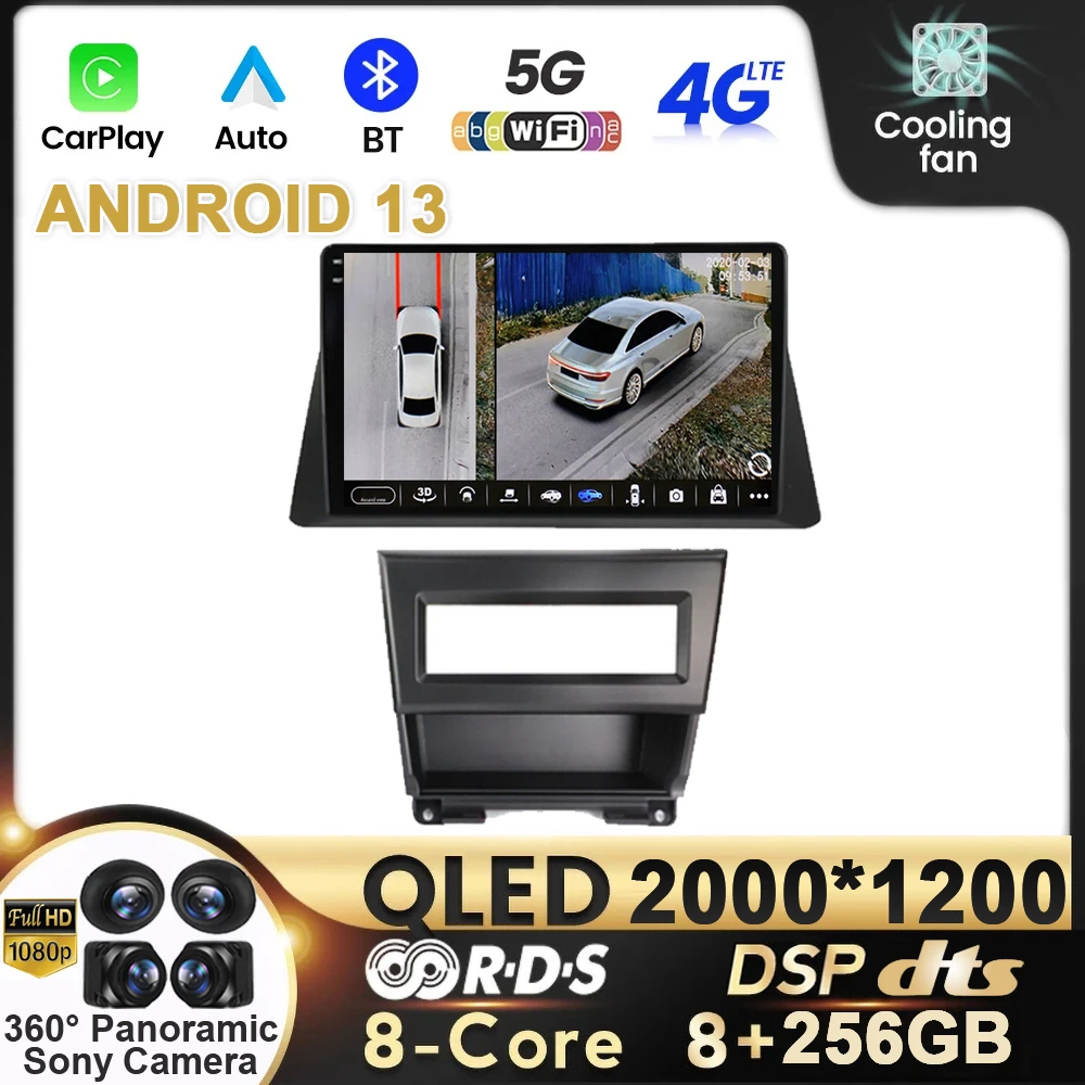 

10" Car Radio Android 13 For Honda Accord 8 2008 - 2013 QLED Navigation Carplay Auto 4G WiFi Stereo Multimedia Video Player GPS