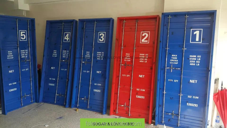 Industrial Furniture ,shipping Container Door,metal Door For Washroom Use 3