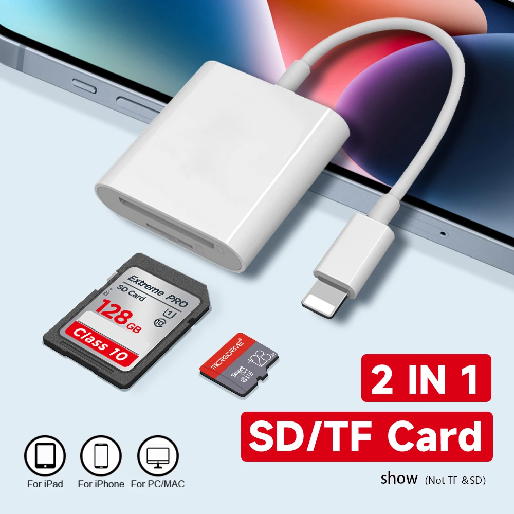 LECTEUR CARTE MICRO SD pour iPhone & iPad