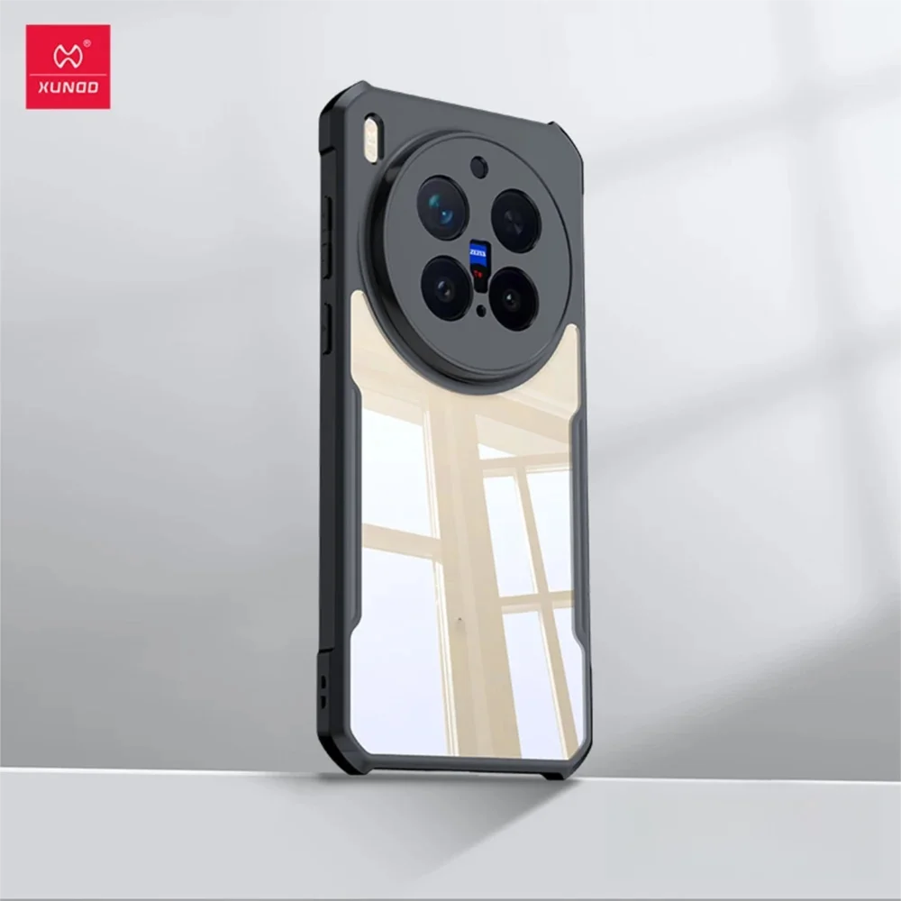XUNDD Airbag Shockproof Camera Protection Case with Clear Back Stripe Design, Anti-Fingerprint