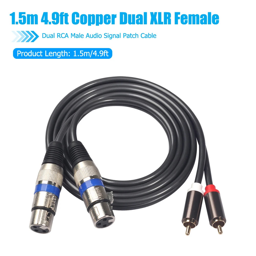  RCA  XLR   ̺, ݼ ݵ ̾ ڵ, 3  