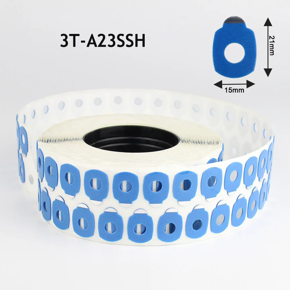 1000pcs Small Size Optical Lens Edging Adhesive Blocking Pad Sticker Accessories 15 x 21mm