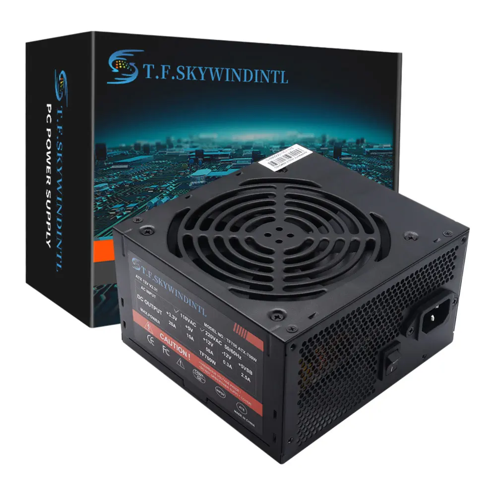 T.F.SKYWINDINTL 700W Power Supply Non Modular ATX PSU with