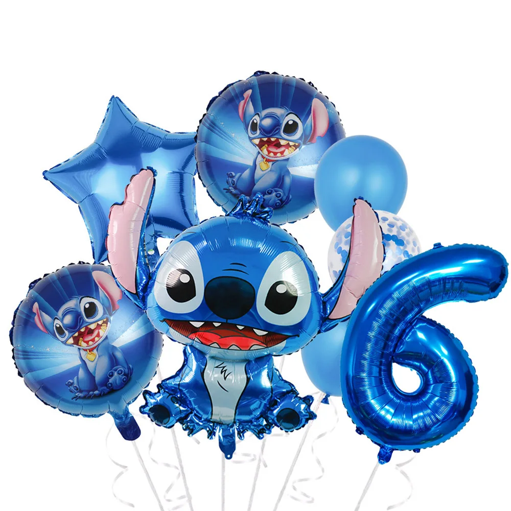 1Pcs Disney Lilo & Stitch Balloon Theme Birthday 18inch Balloon party  decoration Balloon Set baby shower