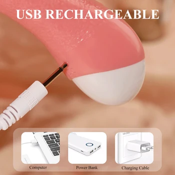 10 Speeds Tongue Blowjob Pussy Vibrators for Women Clitoris Stimulation Sex Toys Oral Licking Vibrator Female Sex Toys for Women 5