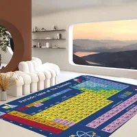 Periodic Table of Elements Bathroom Mat Anti-slip Absorb Water Long Strip Cushion Bedroon Mat Hotel Decor Mat 1