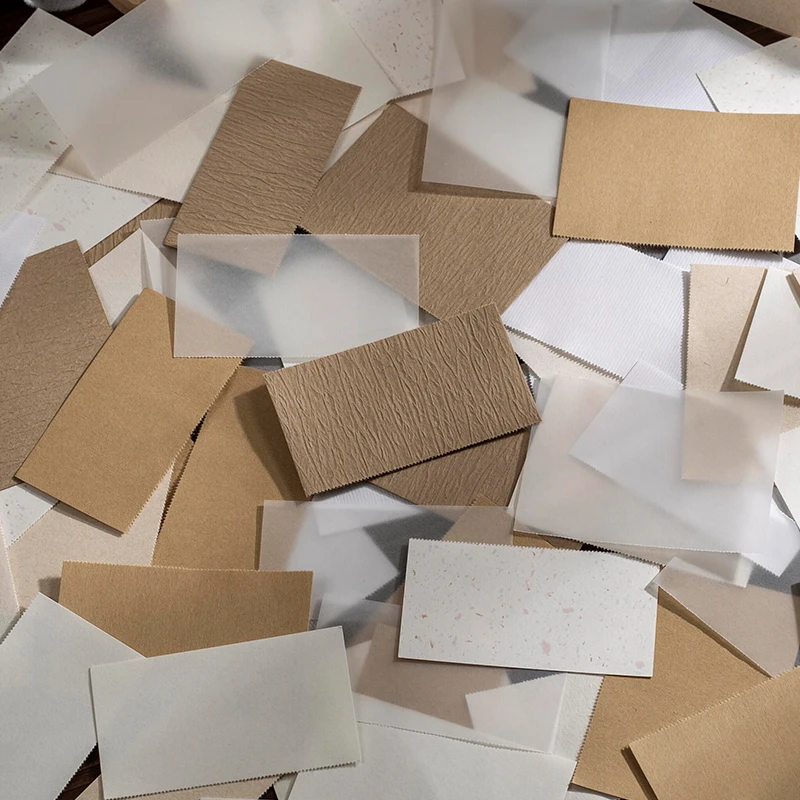 30 Pcs Special Paper Blank Book Material Paper Junk Journal Planner