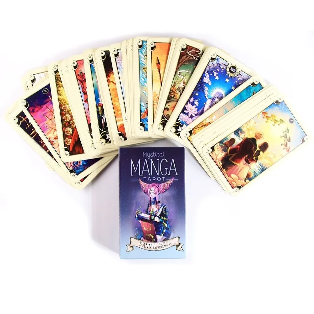 Mystical Manga Tarot Cards Deck Oracle English Visions Divination Edition Borad Playing Games 5