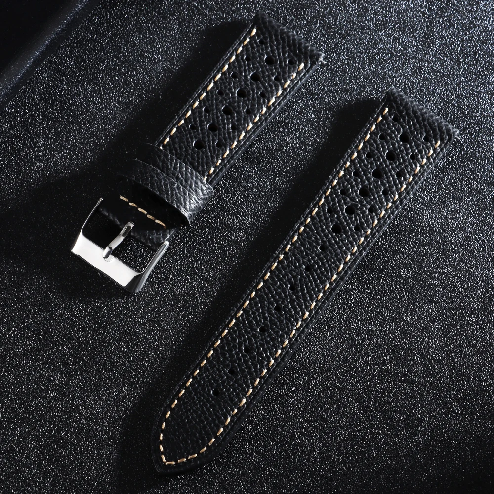Vintage Leather Quick Release Watch Strap - Universal Breathable Cowhide Band