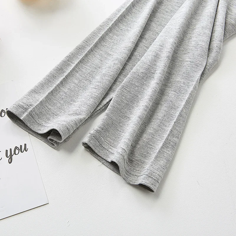 Summer Girls Leggings Modal Cotton Bottoms Calf Length Kids Toddler Pants Capris for Girl 2-8 Years girls pants girls trousers kids pants