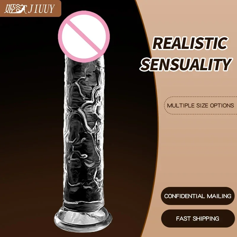 Realistic Dildo With Suction Cup Huge Jelly Fake Dick Big Penis Dildos Sex Toys for Woman Men Anal Butt Plug Adult Erotic sex toys