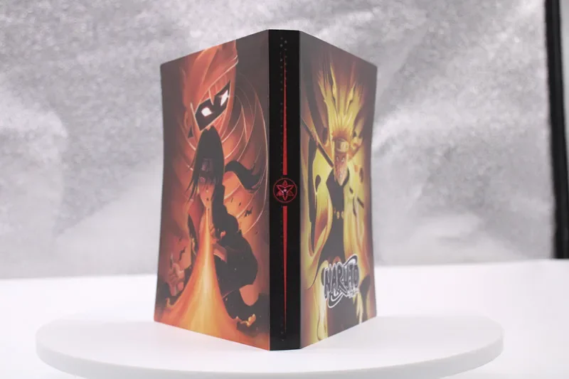 Naruto Anime Game Collection Card Book 240Pcs Anime Peripheral Card Storage Bag Album Xmas Gifts High-Capacity Boy Girl Toys