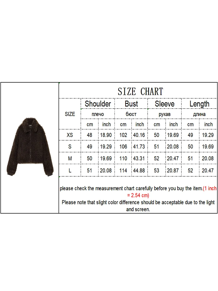 New Women Winter Autumn Fur Teddy Jacket Casual Faux Fur Short Coat Fashion Long Sleeve Zip Up Outwear Women Warm Outerwear