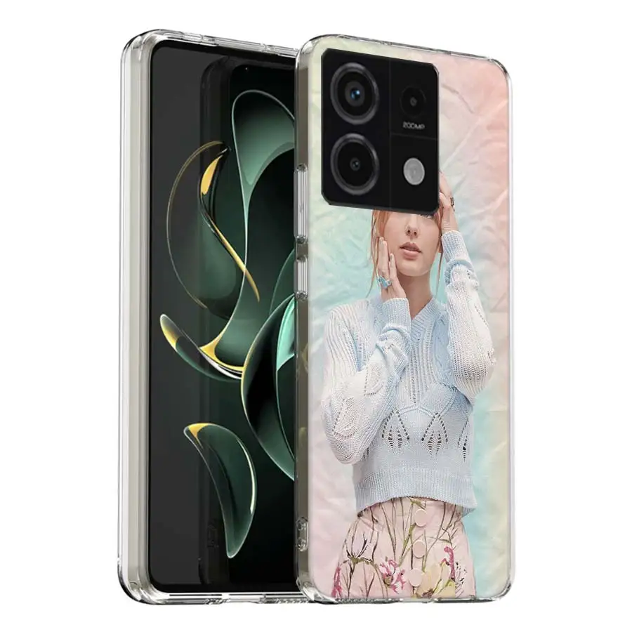 thumbnail image 1 of Funda transparente para teléfono Singer T-Taylors S-Swifts para Redmi Note 13 12 Pro+ Plus 5G 12S 12 12C 10 10A 10C 9 9A 9C 9T 8 8A K70 K60 K20 C, 1 of 5