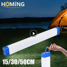  USB Rechargeable Led Light Tube Magnetic Night Market Light Portable Emergency Outdoor Camping Fishing Night Light With Hook 