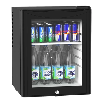 25L Mute Type Mini Compact Hotel Guest Room Thermoelectric No-noise Fridge with Glass Door 1