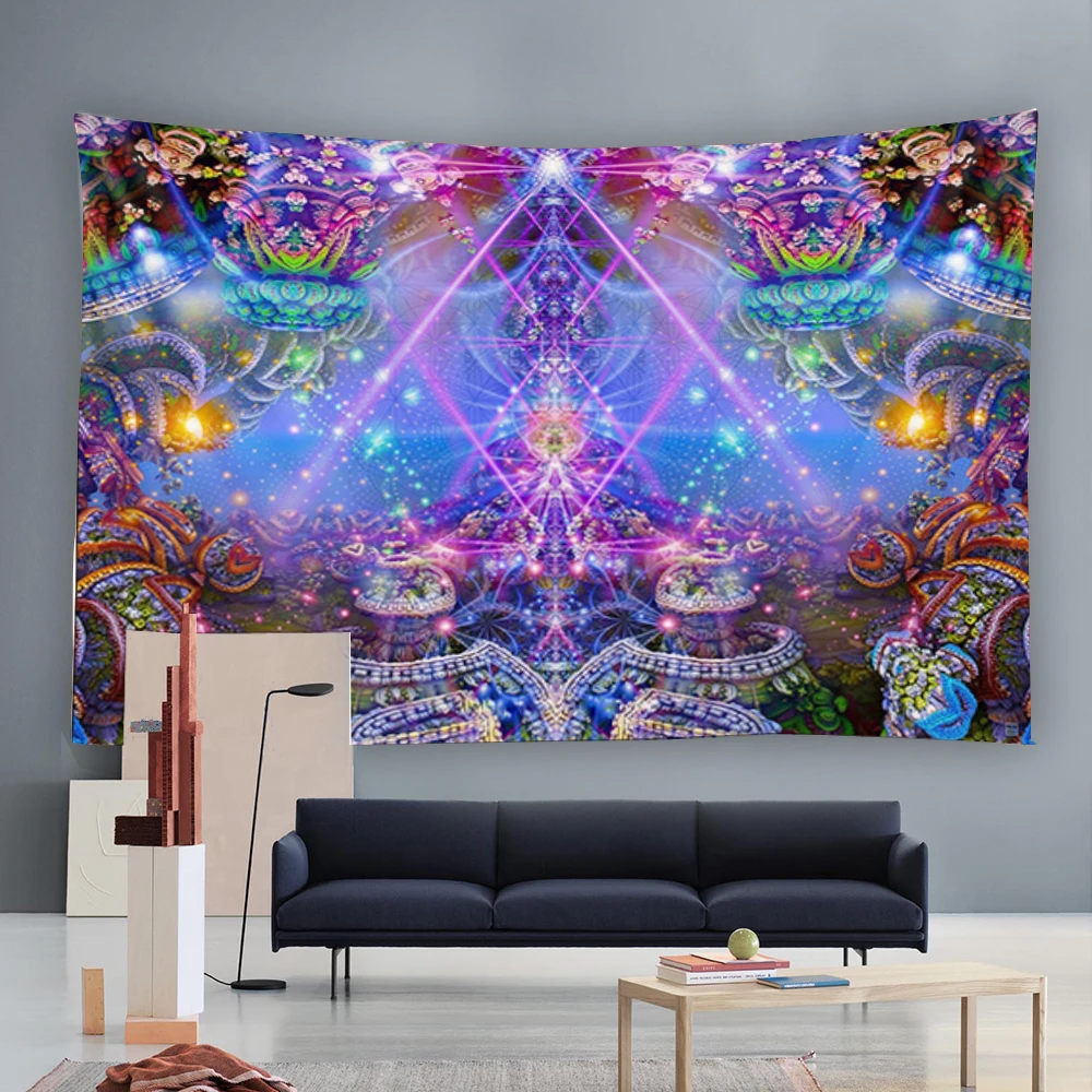 Tapestry Decor Magic Chakra Wall Hanging Tapestry Boho Art Deco Blanket Curtain Bedroom Living Room Decor