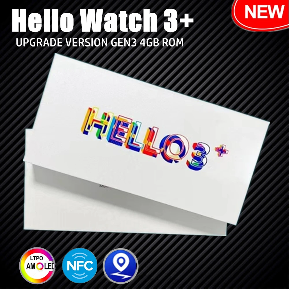 hello watch 3 nfc apps available! (download now!) buy... Hello-Watch-reloj-inteligente-3-Plus-para-hombre-y-mujer-pulsera-con ...