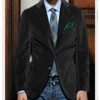 Men's Velvet Jacket Single-breasted Jackets Man Fashionable and Slim Design Elegant Comfortable Commuting Business Work Wear 5