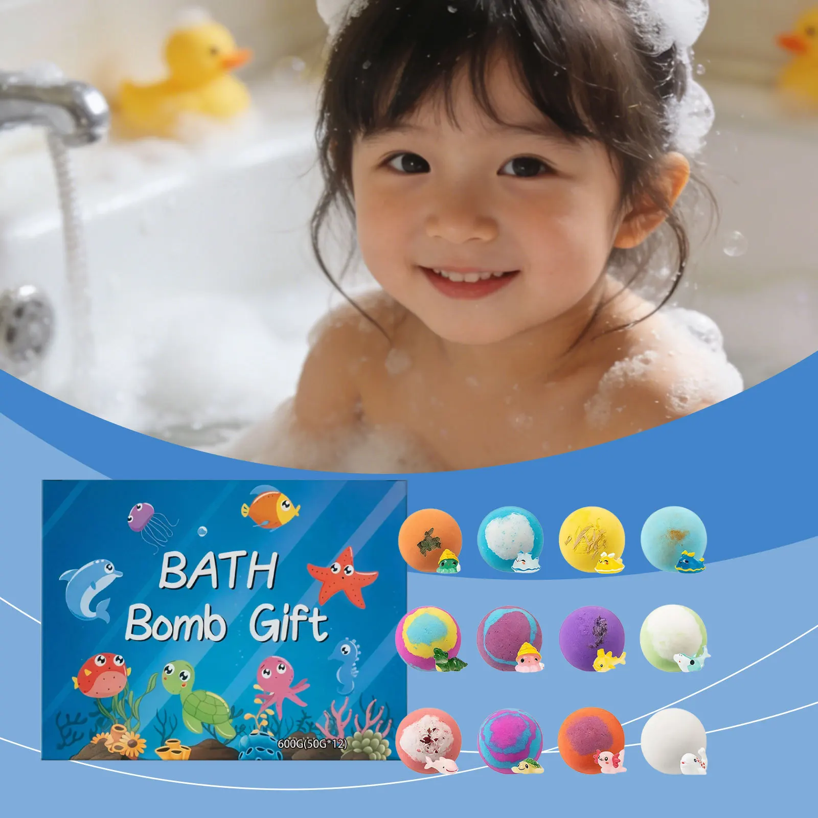 Kid Bath Bombs Inside Hidden Surprise Gentle Cleanse Colorful Rich Bubble Funny Relaxing Kid Bath Toys Children Shower Gift Set S87d1960e77da444c8da21dd0db75289eX