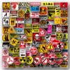 50/100pcs Cartoon Warning Stickers Danger Banning Skateboard Guitar Laptop Motorcycle Car Classic Toy Cool Decals Sticker 1