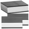 30 PCS White Board Sign Card Label Holder Data Portable Metallic Line 76x25mm Practical Compact Channel Magnetic Premium Man 1