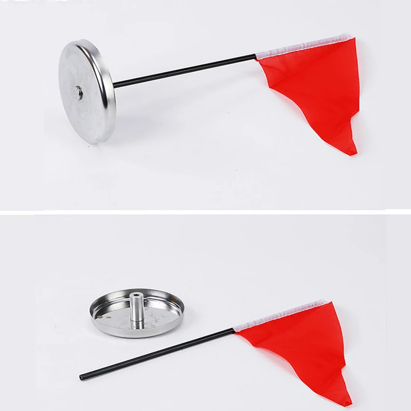 Golf stainless steel hole cup with Little Red Flag golf supplies golf metal green hole cup xy1012 3