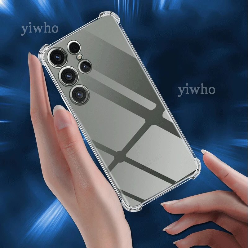 Shockproof Clear Silicone Soft Back Phone Case Cover