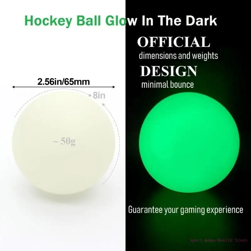 Field Hockey Game Glow in Dark Ice Hockey Balls Street Balls Ice