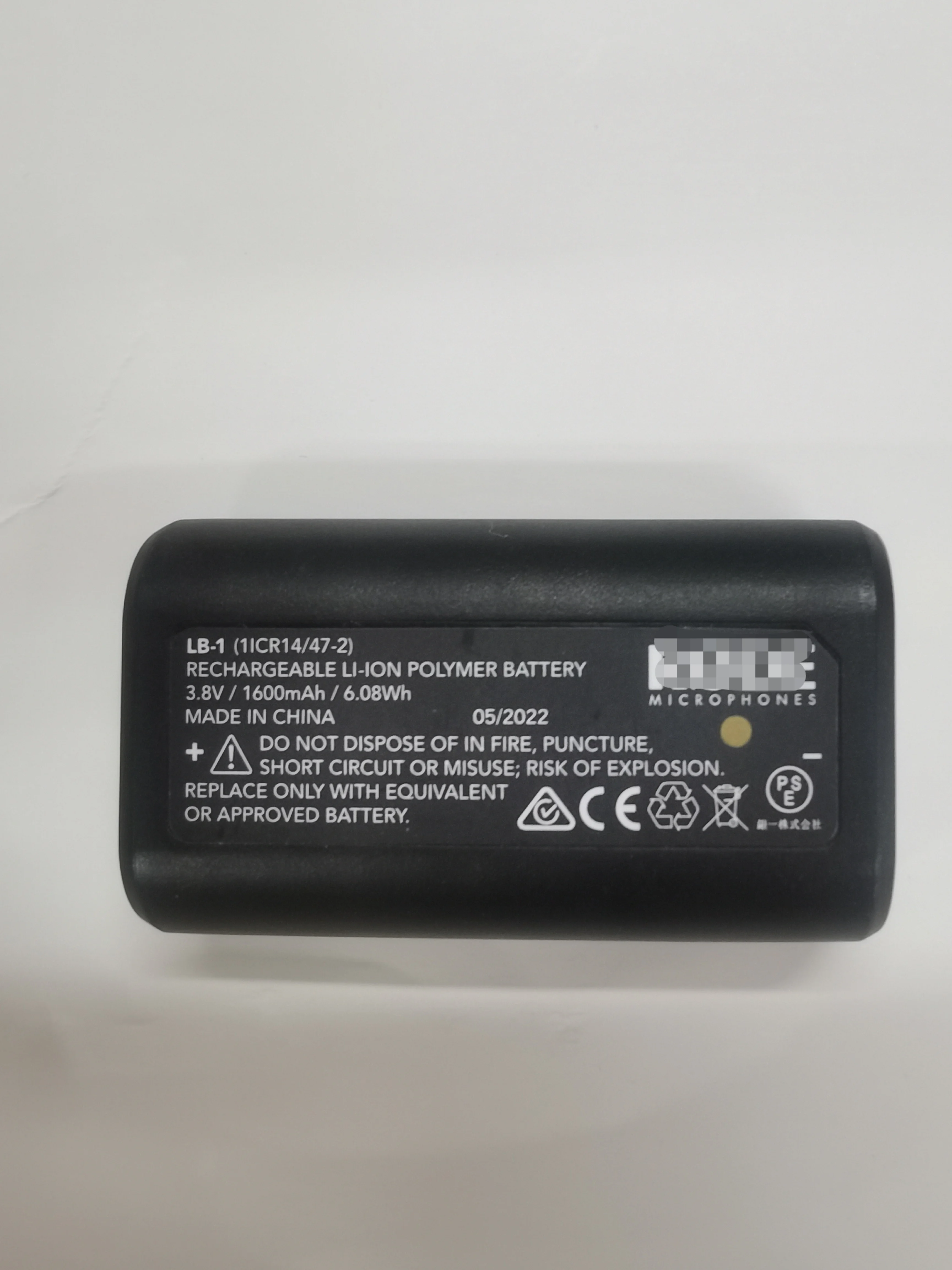 

3.8V 1600mah Original Brand New LB-1 Battery for RODE Performer TX-M2 Videomic Pro+ Microphone