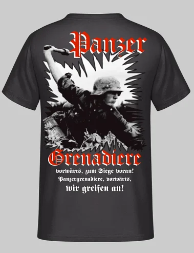 Wehrmacht Panzergrenadiere T-Shirt. Summer Cotton Short Sleeve O-Neck Mens T Shirt New S-3XL 2