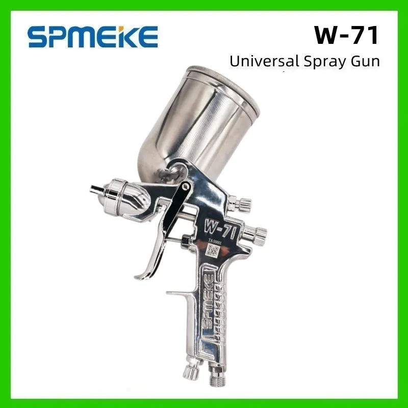 

Professional SPMEKE W-71 High Atomizati Spray Gun / Furniture / Wood Automotive Paint Spray Guns W71 Mini Paint Gun