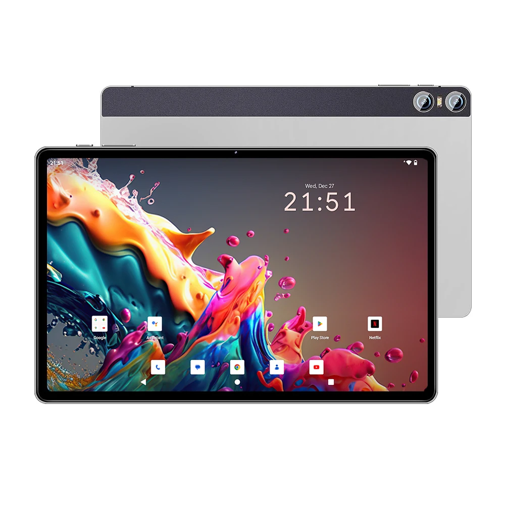 Планшет, экран 11 дюймов, 256x512, IPS, 4G LTE, Android 13, Восьмиядерный, 12 Гб ОЗУ 2,4/Гб ПЗУ