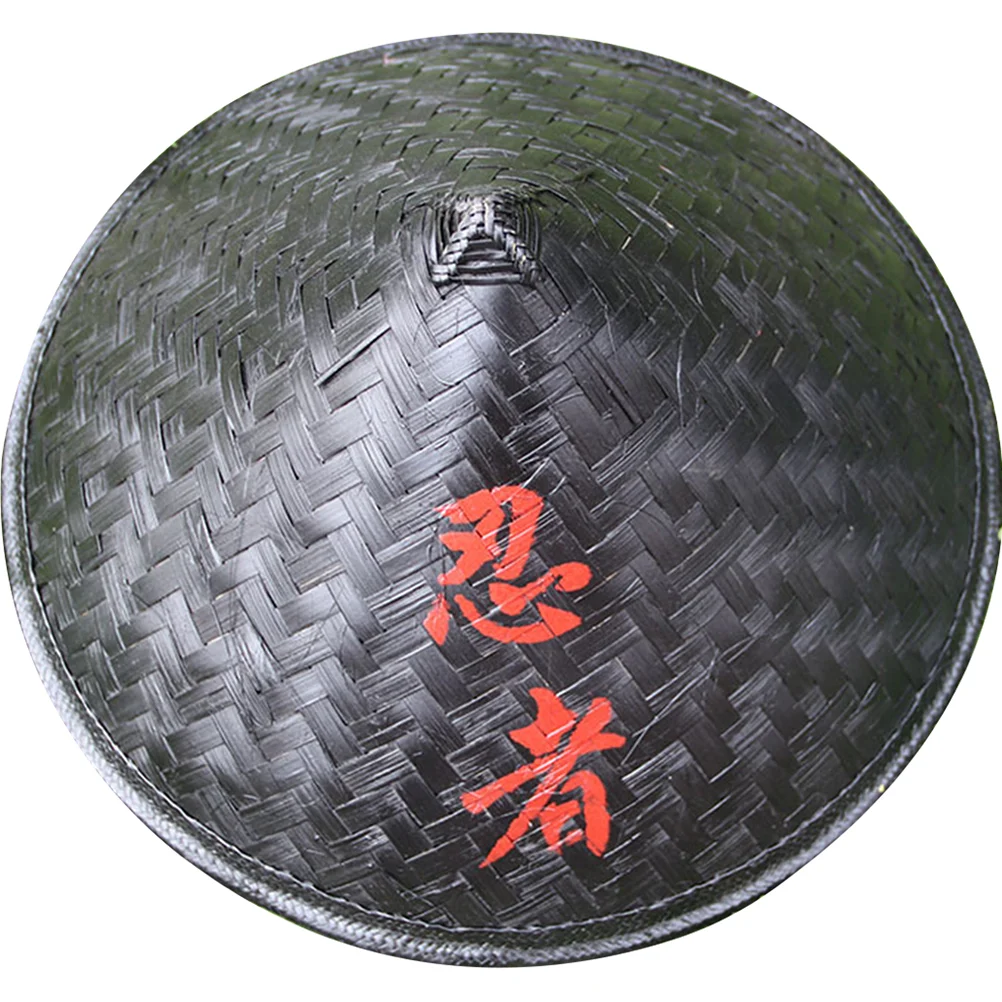 

Ninja Hat Bamboo Samurai Rice Farmer Hats Decorative Beach Cone Accessories Men Japanese Conical Costume Masks