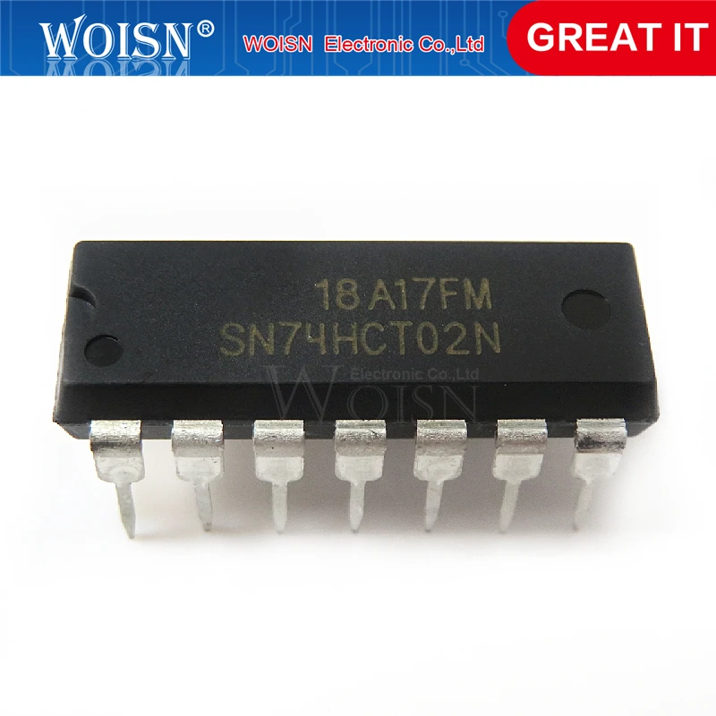 10 шт./лот SN74HCT02N DIP-16 SN74HCT02 DIP 74HCT02 74HCT02N DIP16 в наличии | Электронные компоненты и