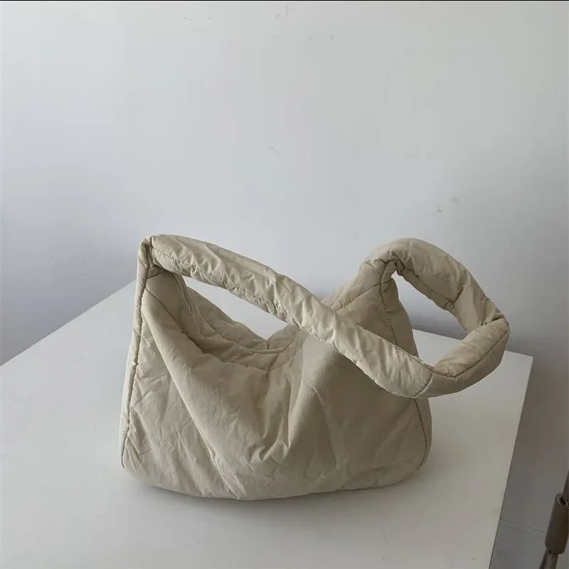 Crossbody Bag Large Capacity New Fashionable Soft Shoulder Tote Bag Retro Casual Simple Commute Work Leisure Shopping All-match