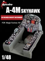 Lanbo 3D printing 48143 A-4M Skyhawk color cockpit instrument, for magic factory kit 1/48 1