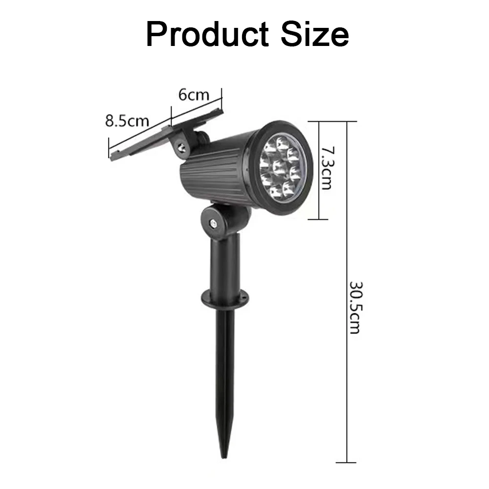 Description Picture 2 of itemLed Solar Lights Outdoor Waterproof Solar Landscape Spotlight for Garden Lawn Yard Walkway