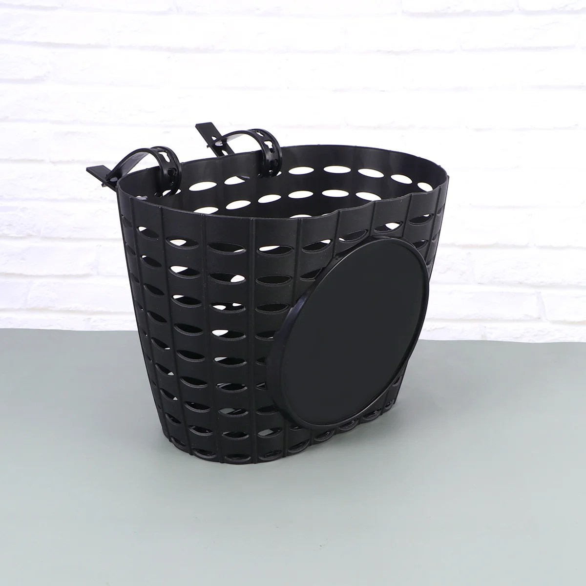 

1pcChildren Basket Bike Handlebar Basket Detachable Removable for Boys and ( Black )