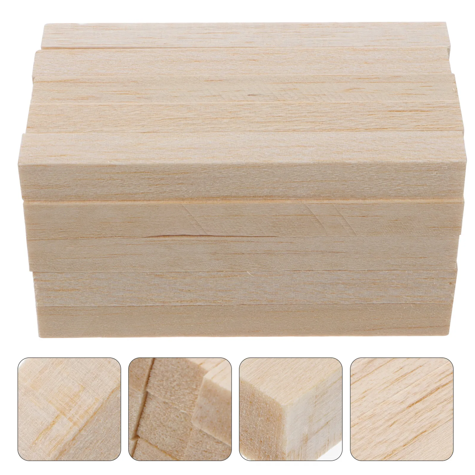 25Pcs 나무 다웰 천연 발사 나무 DIY 공예 스틱 미니어처 하우스 연 소품 사탕 꽃다발 수공예품