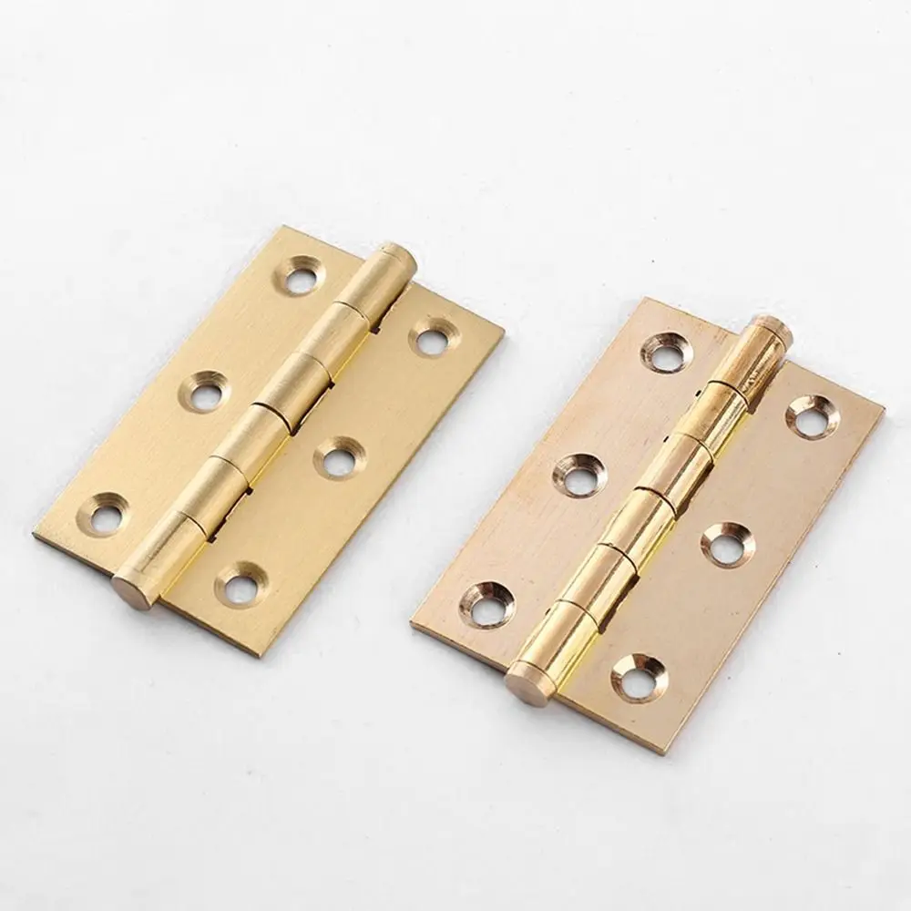 Window Accessories Door Hinges 3.5inch Mute Cross Hinge Brass Multilayer Plating Furniture Hardware Cabinet Cupboard Window Door