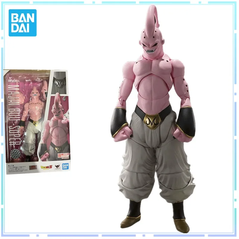 

In Stock Bandai Original S.H.Figuarts SHF Anime Dragon Ball Majin Buu Joint Movable Figure Collectible Model Toys